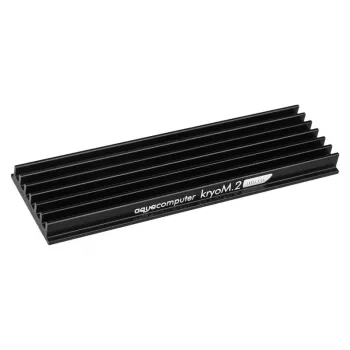 Heatsink Aqua-Computer kryoM.2 — aliuminis / nerūdijantis plienas, 70×24×9 mm