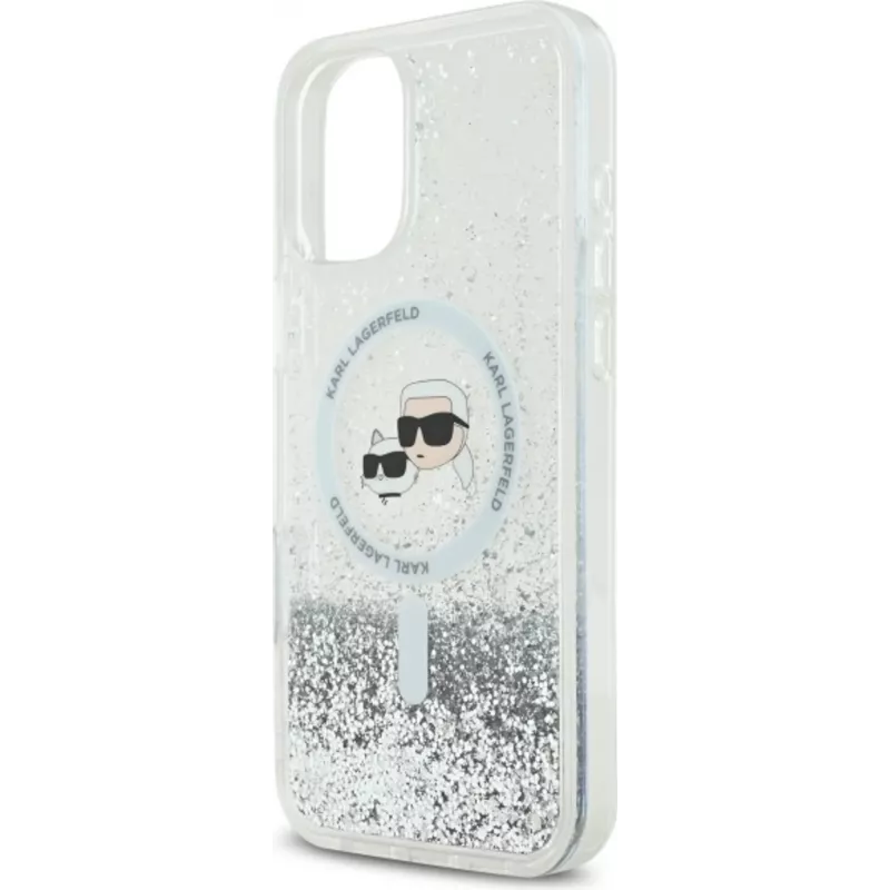 Karl Lagerfeld | KLHMP16MLGKCSGH | Nugarėlės dangtelis | iPhone 16 Plus | Apple | TPU/PC | Skaidrus