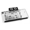 Vaizdo plokštė Alphacool Core RX 9070 XT Taichi permatomo chromo su galine plokšte