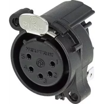 Neutrik NC5FAH jungiamumo priedas, juodas