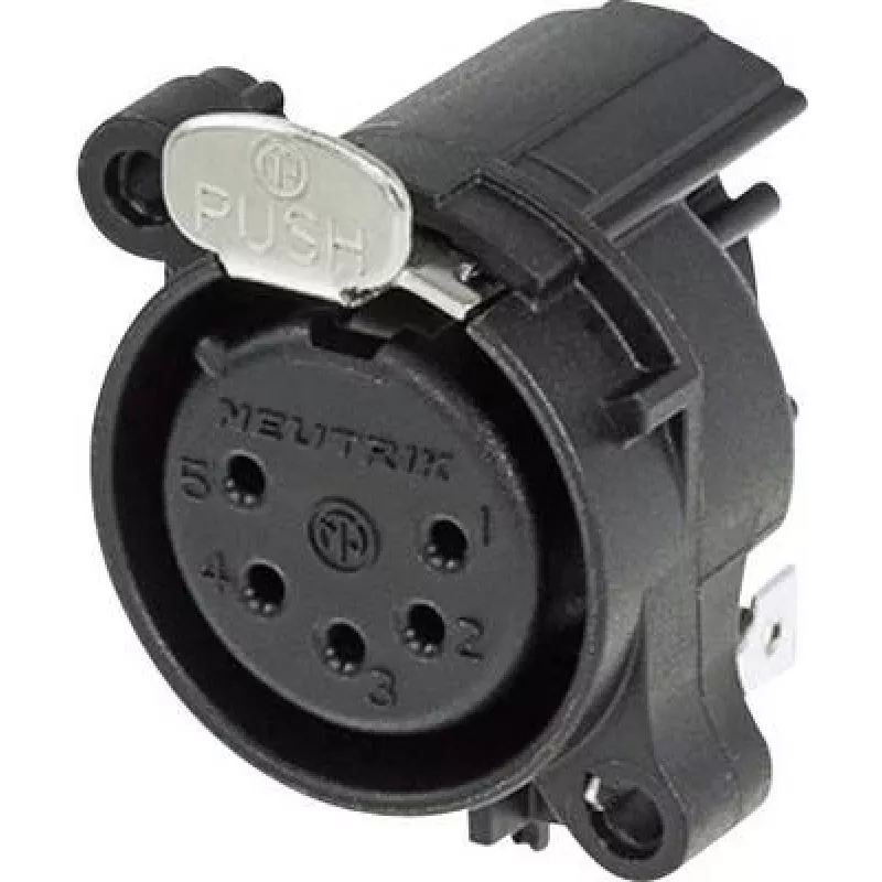 Neutrik NC5FAH jungiamumo priedas, juodas