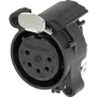 Neutrik NC5FAH jungiamumo priedas, juodas