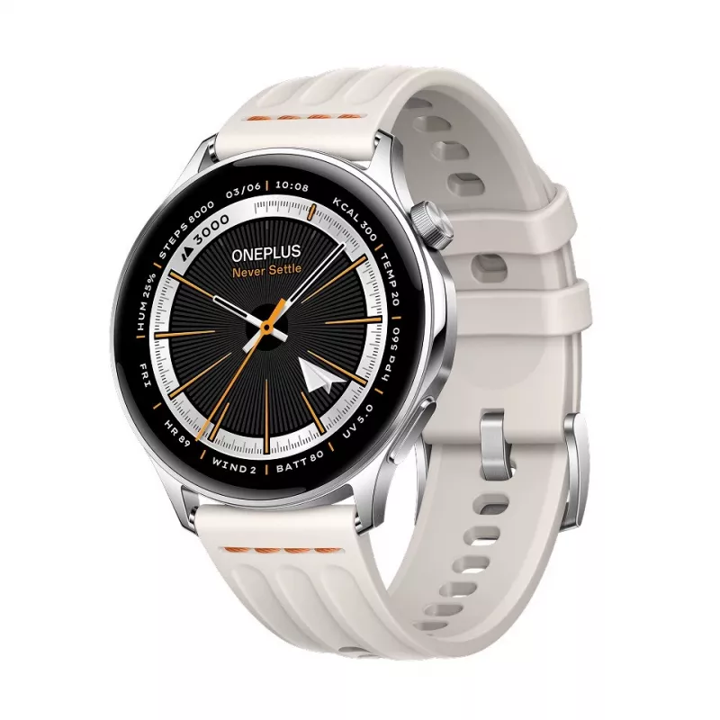 OnePlus Watch Lite - išmanusis laikrodis, sidabrinis
