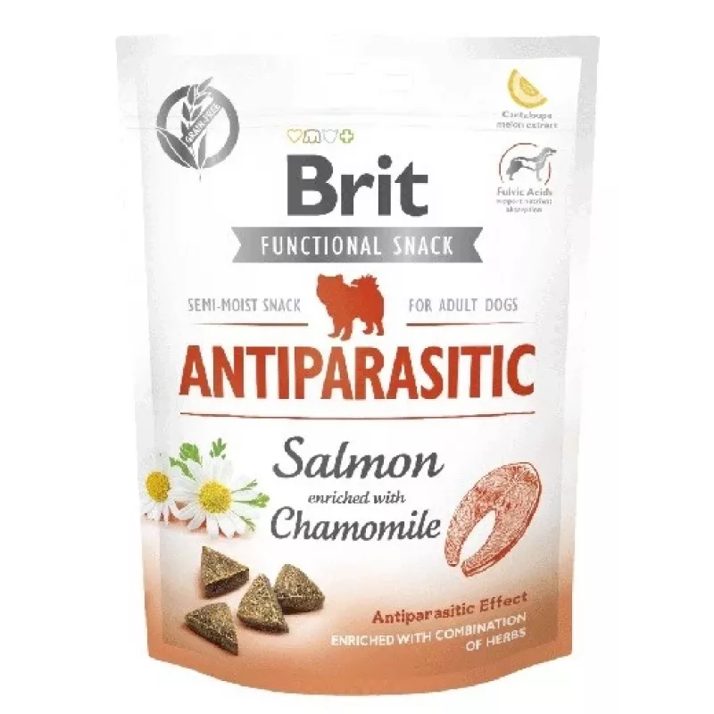 BRIT funkcinis užkandis antiparazitinis - šunų skanėstas - 150g