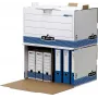 „Fellowes“ archyvo konteineris „R-Kive PRIMA“, baltai mėlynas, pagamintas iš 100% perdirbto kartono, 100% perdirbamas (0029901)
