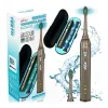 Dantų šepetėlis Media-Tech SONIC WAVECLEAN suaugusiems, rudas