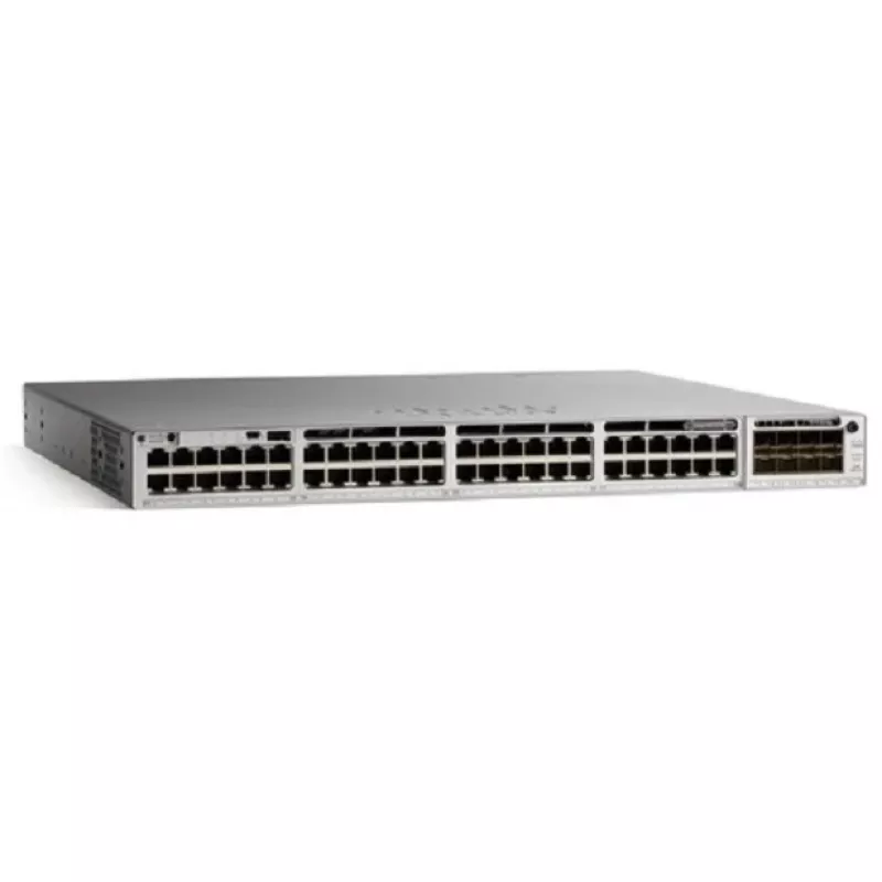 Catalyst 9300 48 prievadų (12 mGig, 36 2,5 Gbps) Network Essentials, 1 maitinimo šaltinis