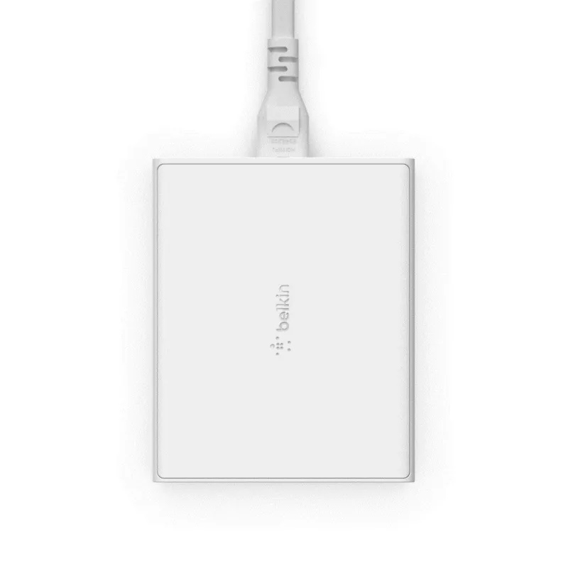 Vidinis įkroviklis Belkin WCH010VFWH 2m laidas 2 USB Type-C prievadai baltas
