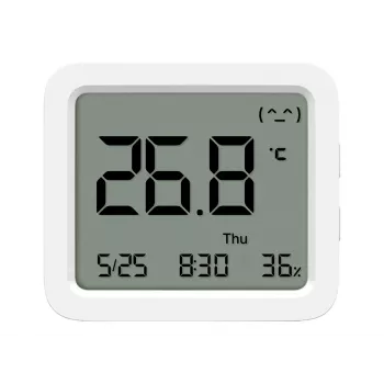 Kambario temperatūros ir drėgmės jutiklis Xiaomi MJWSD05MMC, pastatomas