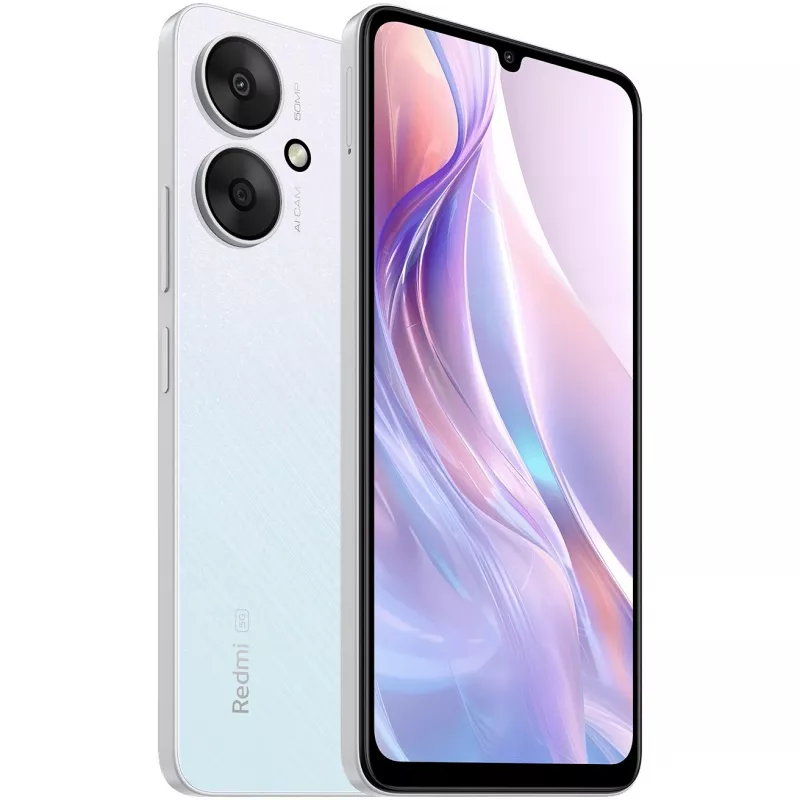Išmanusis telefonas „Xiaomi Redmi 13C 5G“, 6,71 colio ekranas, 4 GB RAM, 128 GB, žvaigždėtai sidabrinis