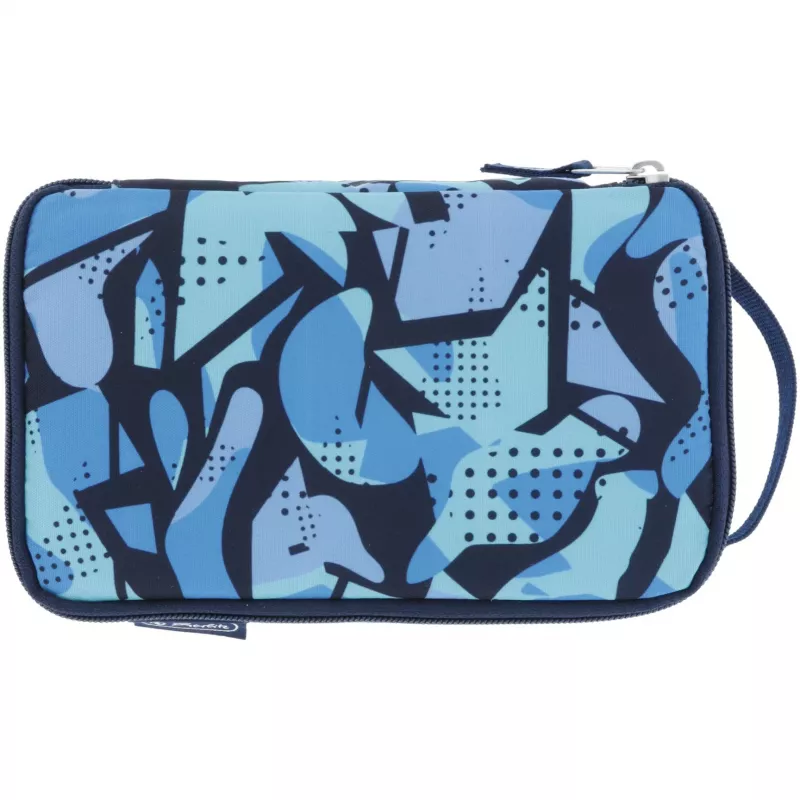 Penalas Herlitz 2 Go CamoBlue poliesteris mėlynas 210x130x60mm