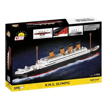Konstruktorius Cobi Blocks R.M.S. Olympic 59 kaladėlės — 59 dalių modeliavimo rinkinys