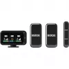 Belaidžio lavalier mikrofonų rinkinys Rode Wireless Micro Camera Kit su belaidžiu siųstuvu ir imtuvu