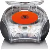 Nešiojamasis radijo CD grotuvas Lenco SCD-24TR — FM, 4 W išvestis, LCD, teleskopinė antena, AC/DC, 6×C baterijos
