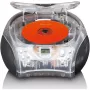 Nešiojamasis radijo CD grotuvas Lenco SCD-24TR — FM, 4 W išvestis, LCD, teleskopinė antena, AC/DC, 6×C baterijos