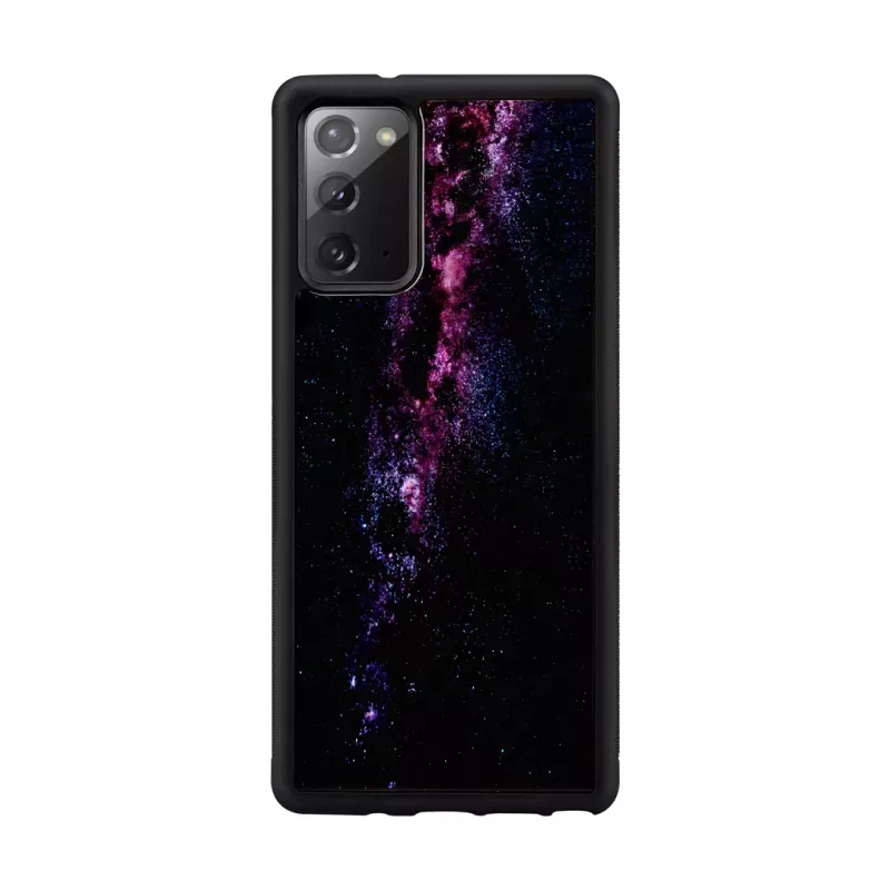 Apsauginis telefono dėklas iKins, skirtas Samsung Galaxy Note 20 — Paukščių Tako juoda