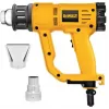 Karšto oro pistoletas DeWalt D26411 — 1800 W, pistoleto rankena, maks. 600 °C, 450 l/min oro srautas, geltonas