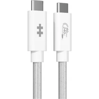 USB kabelis HYPER HyperDrive Next USB4 Gen 3x2 1,2 m baltas