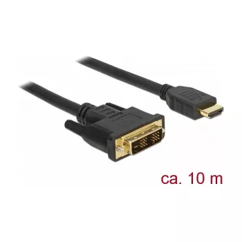 Vaizdo kabelio adapteris DeLOCK 85587 10 m HDMI Type A DVI-D juodas