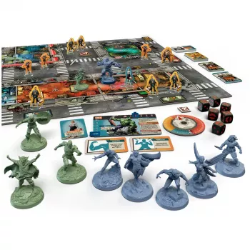 Stalo žaidimas Asmodee Marvel Zombies Heroes' Resistance — bendradarbiavimo miniatiūrų Zombicide kryžminis rinkinys