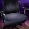 Žaidimų kėdė Razer Iskur V2 X Fabric juoda — ergonomiškas dizainas, juosmens atrama, medžiaginiai apmušalai