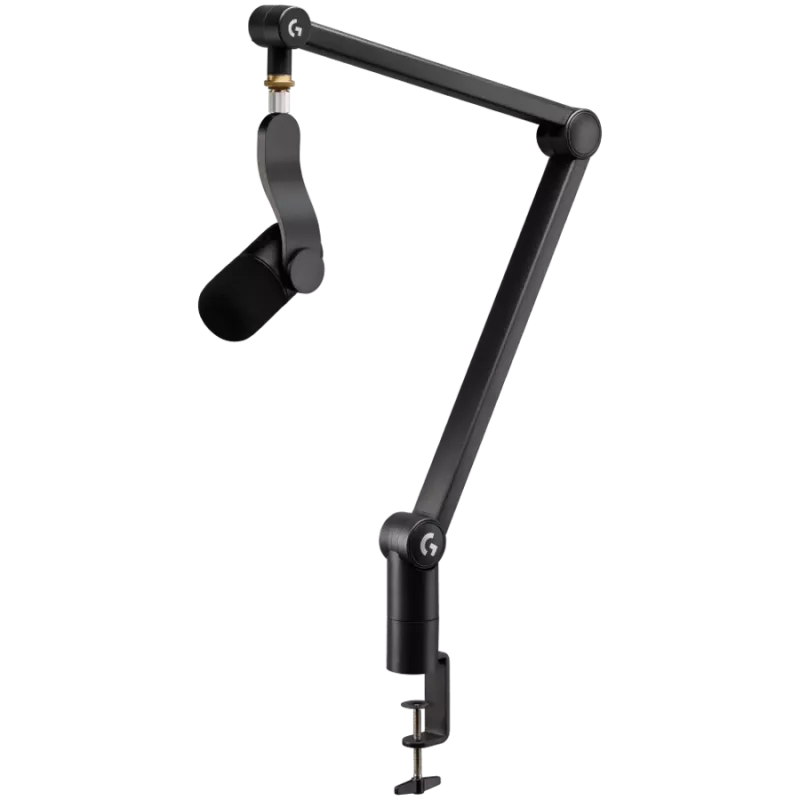 LOGITECH Yeticaster GX Dynamic RGB Gaming Mic with LIGHTSYNC and Premium Desktop Microphone Boom Arm - Juoda