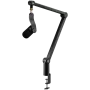 LOGITECH Yeticaster GX Dynamic RGB Gaming Mic with LIGHTSYNC and Premium Desktop Microphone Boom Arm - Juoda