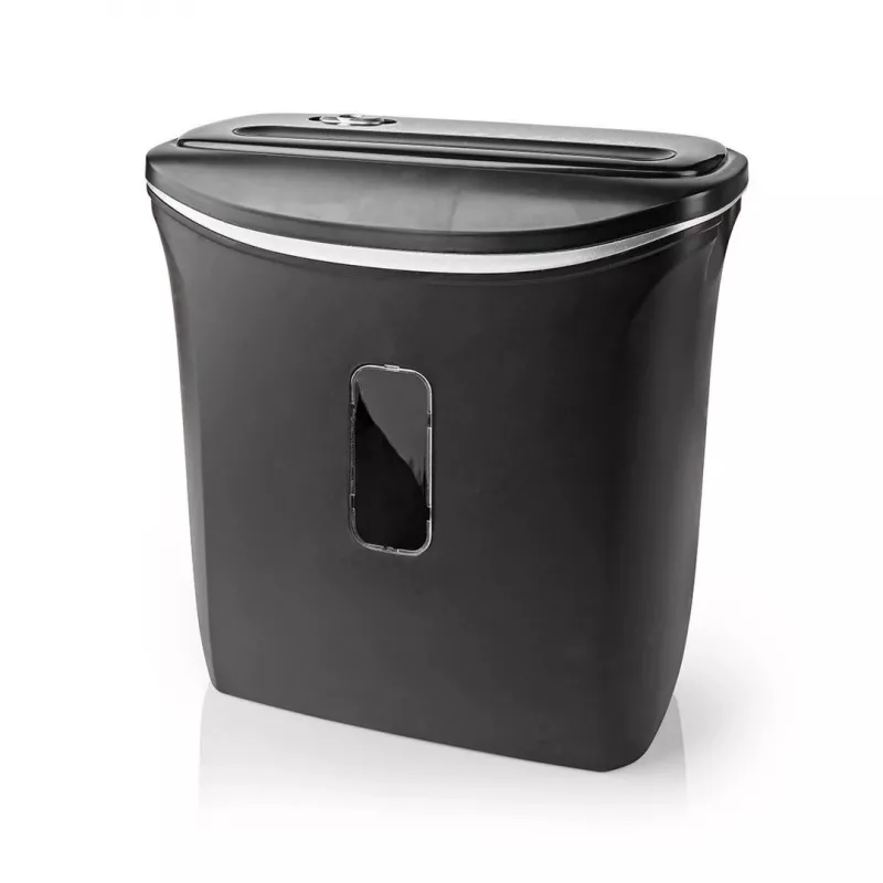 Nedis PASH120BKA4 popieriaus smulkintuvas, juostinis smulkinimas, 22 cm, juodas
