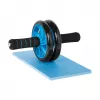 REBEL ACTIVE Dvigubas ratukas, pilvo pratimų volelis AB Wheel