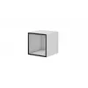 Cama living room furniture set ROCO 15 (RO4+2xRO3+2xRO6) Balta/Juoda/Balta