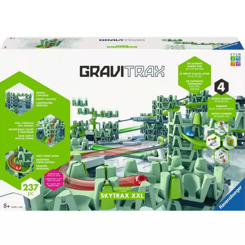 Ravensburger GraviTrax Action Set XXL Skytrax, rutuliukų trasos plėtinys
