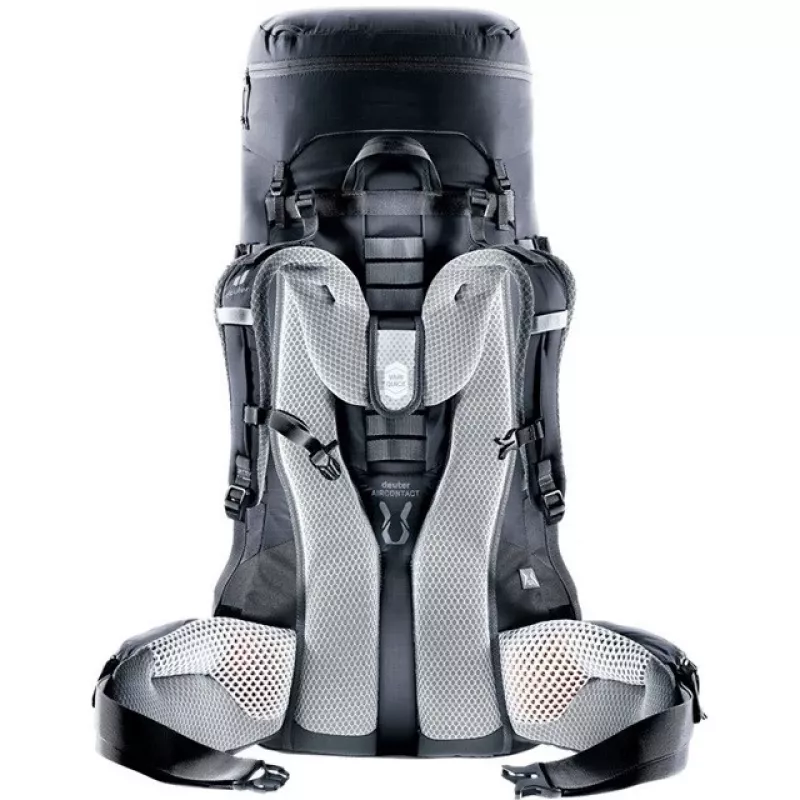 Deuter Aircontact Lite 45+10 SL moteriškas žygių kuprinė, juoda
