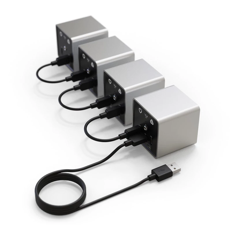 “Dial” valdiklis Streacom VU1-Dial Sidabrinė USB Type-C — sukamasis valdiklis sistemos ventiliatoriams, RGB apšvietimui ir garsui valdyti