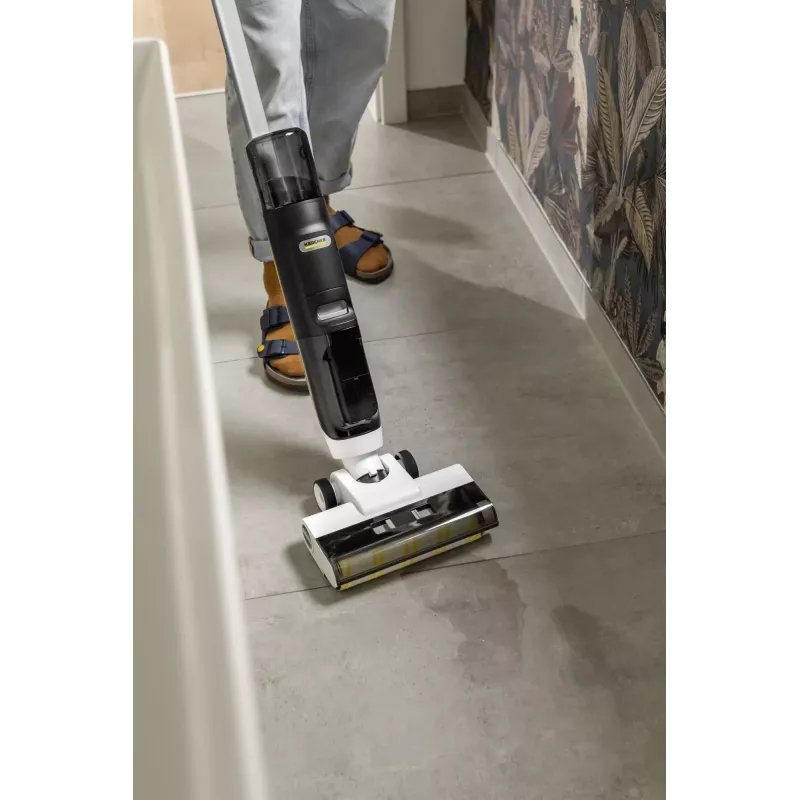 Trijų viename grindų valytuvas Karcher FCV 3 1.056-122.0 — sausam ir šlapiam valymui, 160 W, baltas
