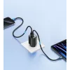 usams CC229 30W GaN USB-C ir USB LED kompaktinis kelioninis įkroviklis