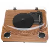 Analoginis diržinio paleidimo patefonas Adler AD 1914 su USB prievadu, keraminiu plokštelių padėklu, nuolatinės srovės varikliu, 33 1/3 aps./min., Bluetooth 5.4, RCA išėjimais, įmontuotais garsiakalbiais