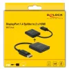 Vaizdo skirstytuvas DeLOCK 87769 DisplayPort į 2x HDMI