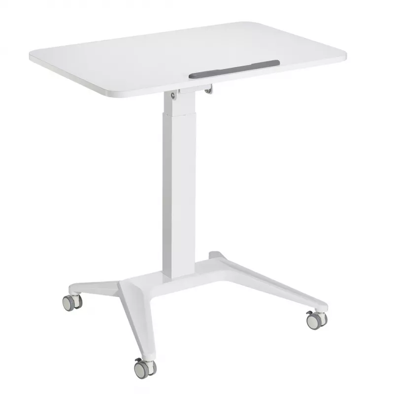 Mobilus nešiojamojo kompiuterio staliukas MACLEAN MC-453W su pneumatiniu aukščio reguliavimu, maks. aukštis 109 cm