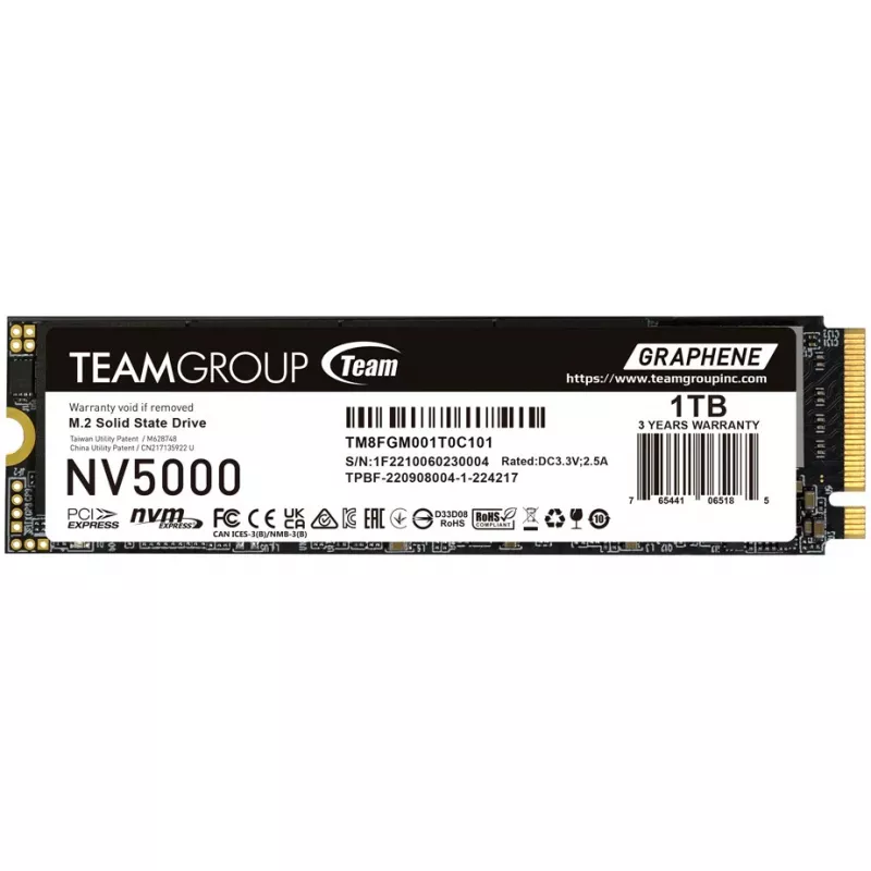 SSD diskas Team Group 1TB M.2 NVMe PCIe 4.0 TM8FGM001T0C101