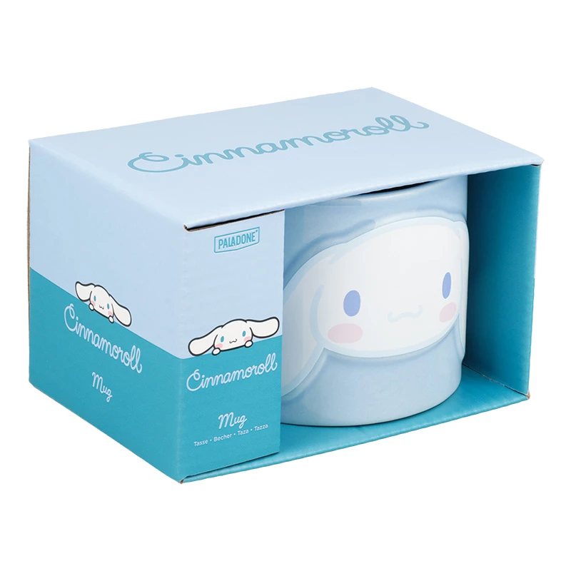 Puodelis Paladone Paladone Cinnamoroll reljefinis puodelis – keraminis personažo puodelis su reljefiniu Cinnamoroll dizainu