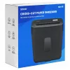 Popieriaus smulkintuvas SAVIO ND-01, kryžminis pjovimas 4 x 32 mm, 11 L talpos dėžė, 230 W, juodas, 72 dB