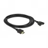 HDMI kabelis DeLOCK 85464 2m HDMI Type A Standard Juoda