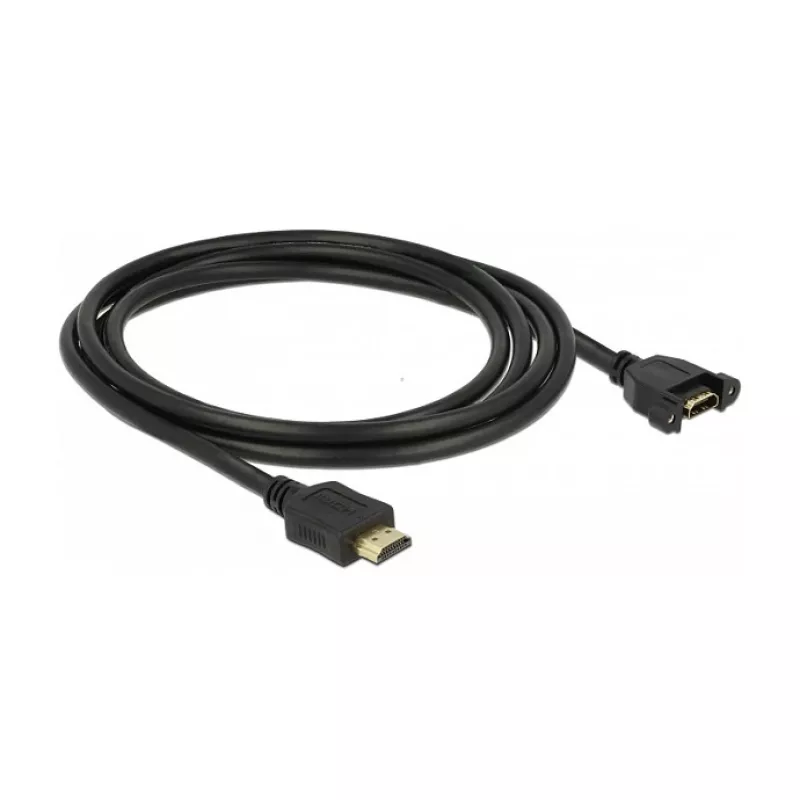 HDMI kabelis DeLOCK 85464 2m HDMI Type A Standard Juoda