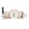 Kertinis modulis Digitus CAT 8.1 RJ-45 ekranuotas plokščias baltas