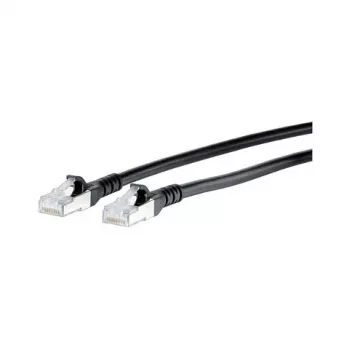 METZ CONNECT komutacinis kabelis Cat.6A AWG 26, LSOH, juodas, 90 m (130845I000-E)