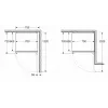 Bosch Series 4 KGN497ICT šaldytuvas-šaldiklis 440 l C, nerūdijantis plienas