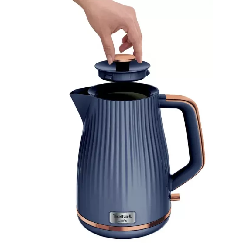 Tefal Loft KO251430 elektrinis virdulys 1,7 L mėlynas
