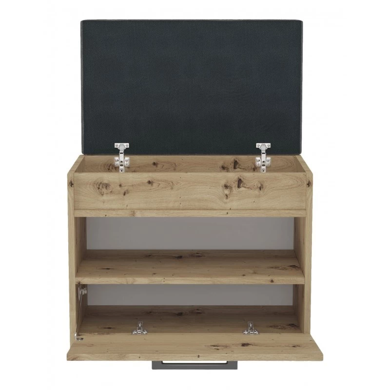 Topeshop PARMA MINI ARTISAN shoe organizer Closed Oak