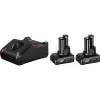 Bosch 1 600 A01 B20 belaidžių įrankių akumuliatorius / įkroviklis Akumuliatoriaus ir įkroviklio rinkinys