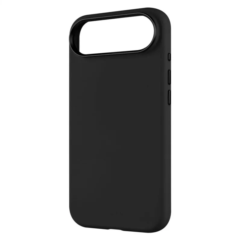 Telefono nugarėlės dėklas FIXED MagFlow, skirtas Apple iPhone Air, skystas silikonas, juodas